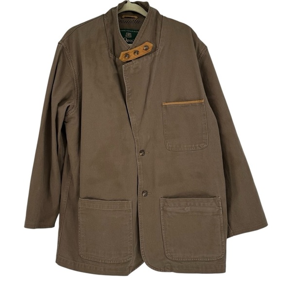 Vintage Orvis Hunting Chore Farm Jacket Mens Size Large Pockets - Picture 1 of 10